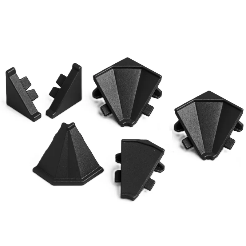 Set d’embouts pour baguette d’étanchéité KRONOSPAN / Noir