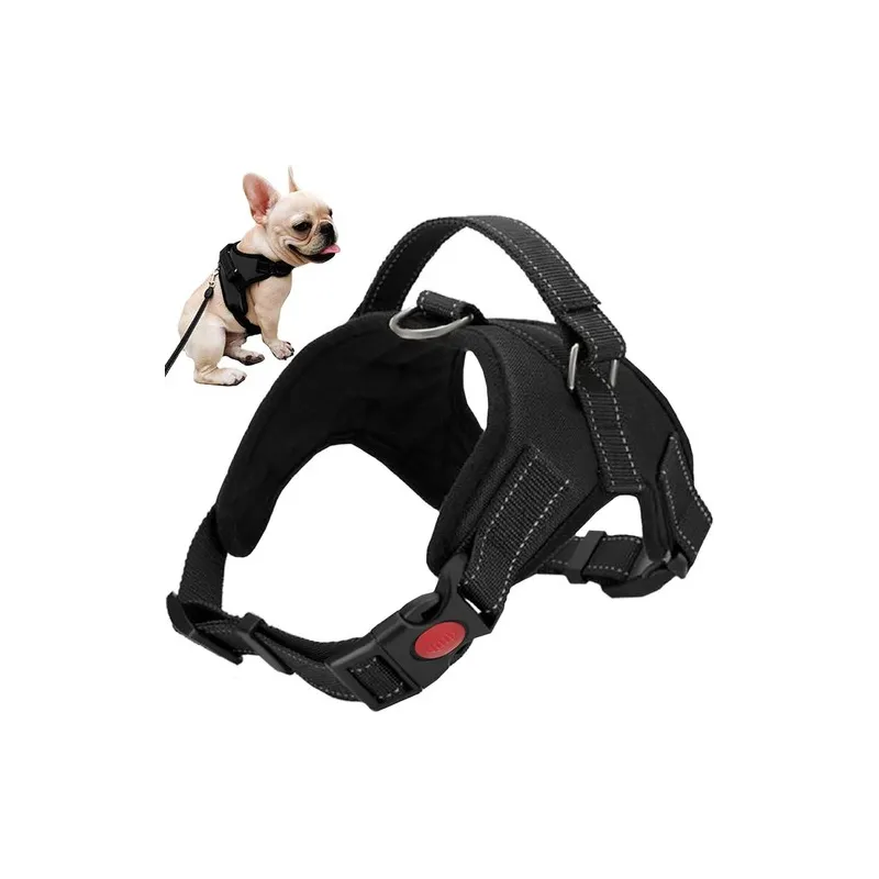 Harnais de sécurité sans pression pour chiens HASEN / Noir