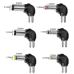 Bloc d’alimentation universel avec 6 embouts 3–12 V + USB / Noir