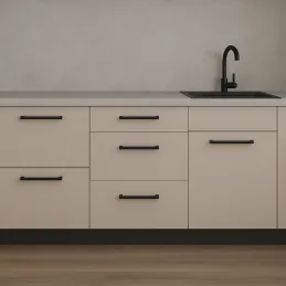Poignée MONICA / Noir mat
