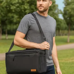Sac isotherme repas XXL 30 L / Noir