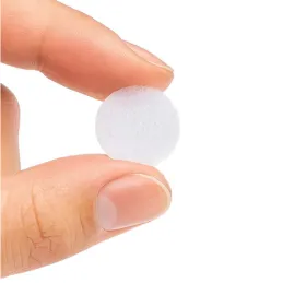 250 pièces de bandes auto-agrippantes autocollantes 18 mm / Blanc