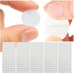 250 pièces de bandes auto-agrippantes autocollantes 18 mm / Blanc