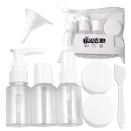 Ensemble de voyage de contenants et flacons cosmétiques HOLIDAY / Blanc