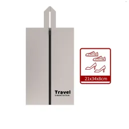 Ensemble de voyage 7 pièces pour vêtements et produits de beauté TRAVEL LUX / Blanc