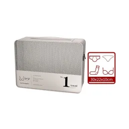 Set de voyage 7 pièces pour vêtements et produits de beauté TRAVEL LUX / Noir