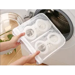 Sac à chaussures pour lave-linge / Blanc