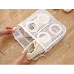 Sac à chaussures pour lave-linge / Blanc