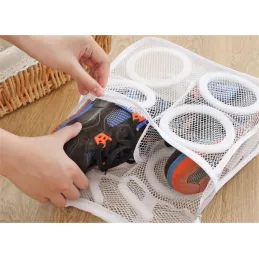 Sac à chaussures pour lave-linge / Blanc