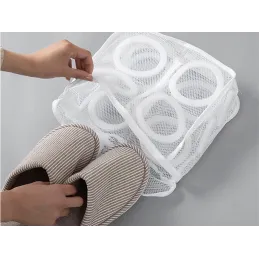 Sac à chaussures pour lave-linge / Blanc