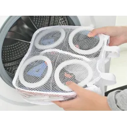 Sac à chaussures pour lave-linge / Blanc