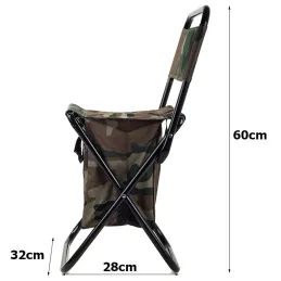 Chaise pliante avec sac pour la pêche et le camping FISHING MINI