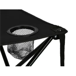 Table de camping pliable KEMP / Noir