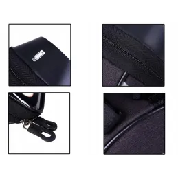 Sacoche de cadre pour vélo avec étui pour téléphone SOUL / Noir