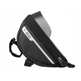 Sacoche de cadre pour vélo avec étui pour téléphone SOUL / Noir