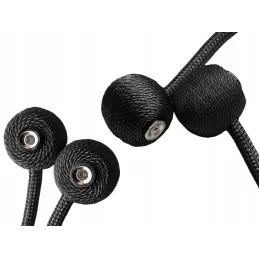 Lot de 2 – Attaches magnétiques décoratives pour rideaux PINS / Noir