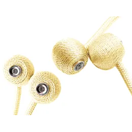 Lot de 2 pièces – Attaches magnétiques décoratives pour rideaux PINS / Doré