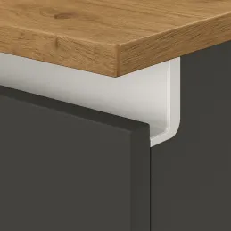 Profilé de prise pour porte OLYMP – L / Blanc mat