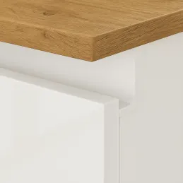 Profilé de prise pour porte OLYMP – L / Blanc mat