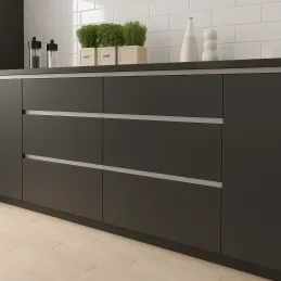 Profil de poignée pour portes OLYMP - L / Aluminium