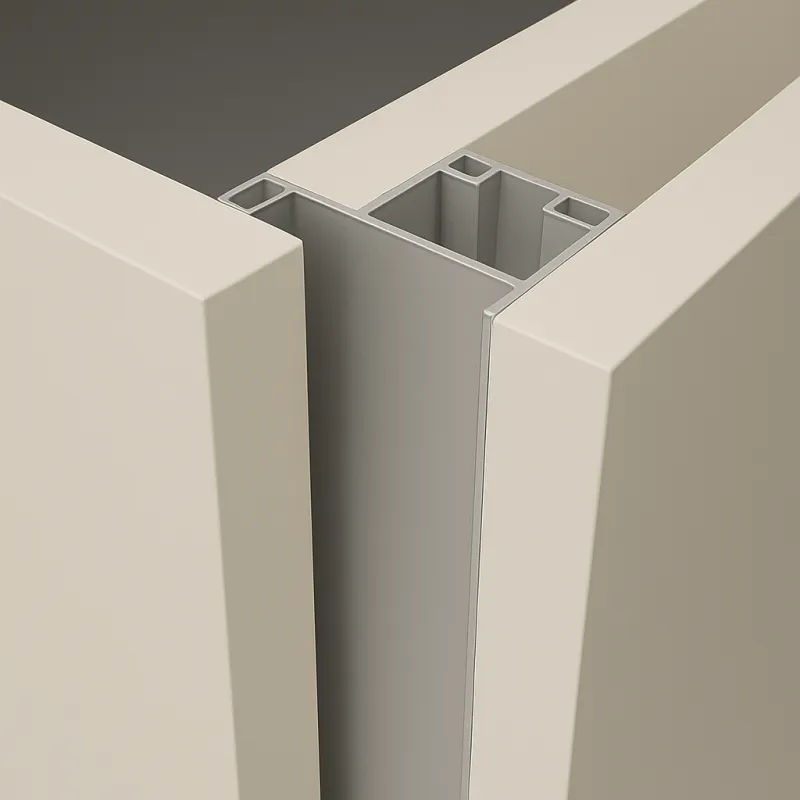 Profil de poignée vertical pour porte OLYMP latéral / Aluminium