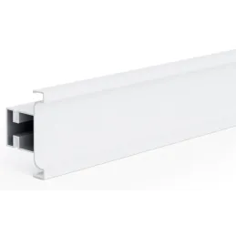 Profilé de prise vertical pour porte OLYMP central / Blanc mat