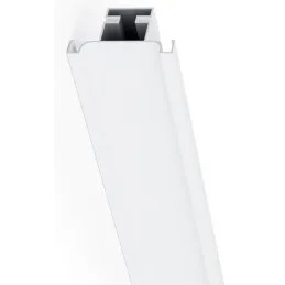 Profilé de prise vertical pour porte OLYMP central / Blanc mat