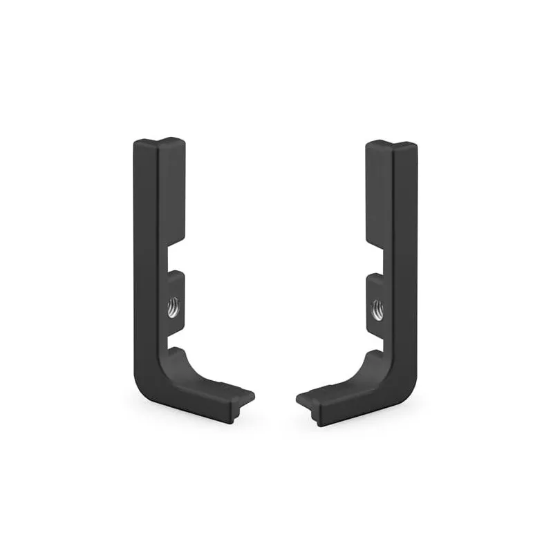Ensemble d’embouts en alliage pour profilés OLYMP - L / Noir mat