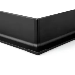Angle extérieur en alliage pour profilés OLYMP - L / Noir mat