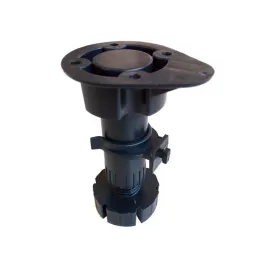 Fixation du pied sur un socle en plastique