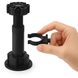 Fixation du pied sur un socle en plastique