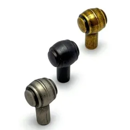 Bouton RUSTICALE / Patine noire
