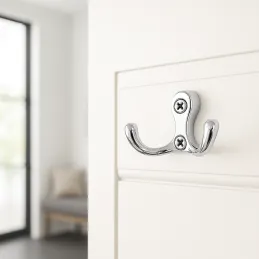Porte-manteau MIKEL S / Chrome brillant