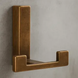 Patère OMEGA S / Laiton brossé