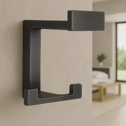 Porte-manteau OMEGA XL / Fer noir brossé