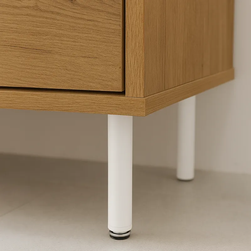 Pied de meuble MADRID / blanc mat