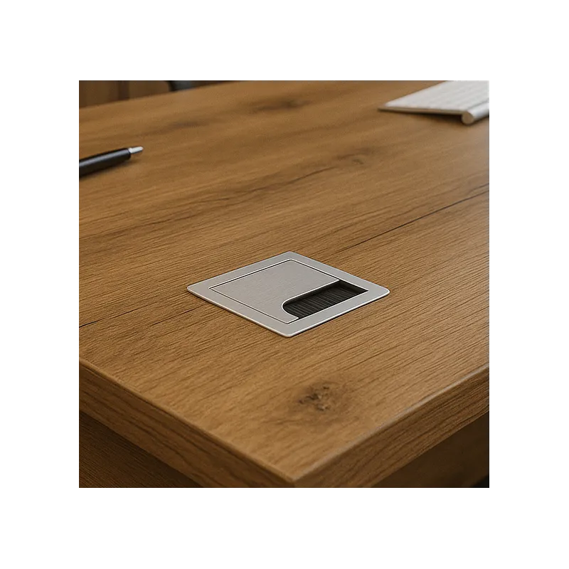 Passe-câbles MERIDA 80 x 80 mm / Aluminium
