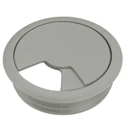 Passe-câbles en PVC 60 mm / Gris