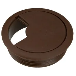 Passe-câbles en PVC 60 mm / Marron foncé