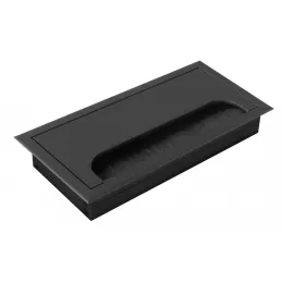 Passe-câbles MERIDA 160 x 80 mm / Noir