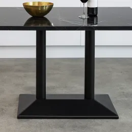 Pied de table PIRAMID DUO / Noir