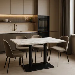 Pied de table PIRAMID DUO / Noir