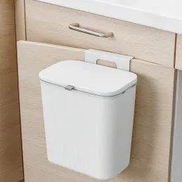 Poubelle ASTRO à fixer sur la porte, 9 l / blanche