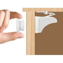 Serrure de sécurité magnétique – 10 pièces MAGNETICO / Blanc
