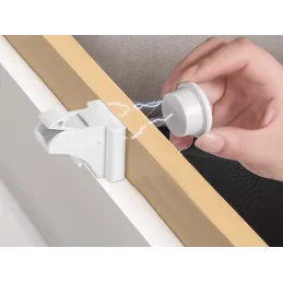 Serrure de sécurité magnétique – 10 pièces MAGNETICO / Blanc