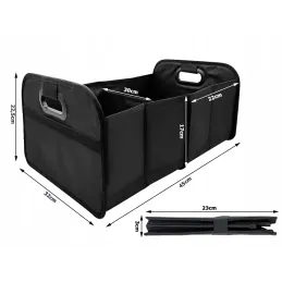 Organiseur de coffre pour affaires et courses CAR XXL / Noir