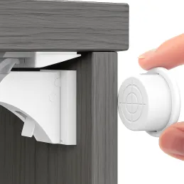 Serrure de sécurité magnétique – 10 pièces MAGNETICO / Blanc