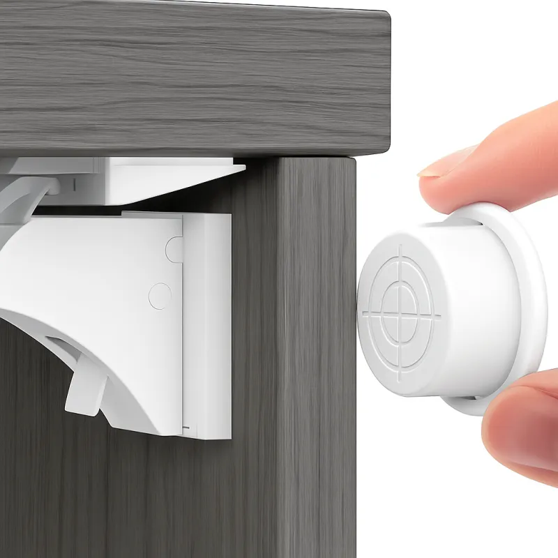 Serrure de sécurité magnétique – 10 pièces MAGNETICO / Blanc