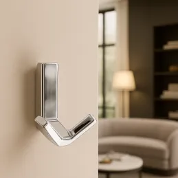 Patère GRAPA / Chrome brillant