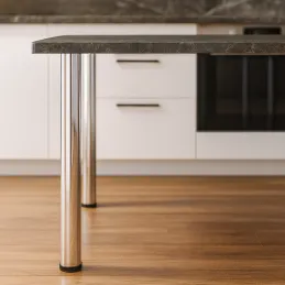 Pied de table CLASSIC 60 mm / Chrome brillant